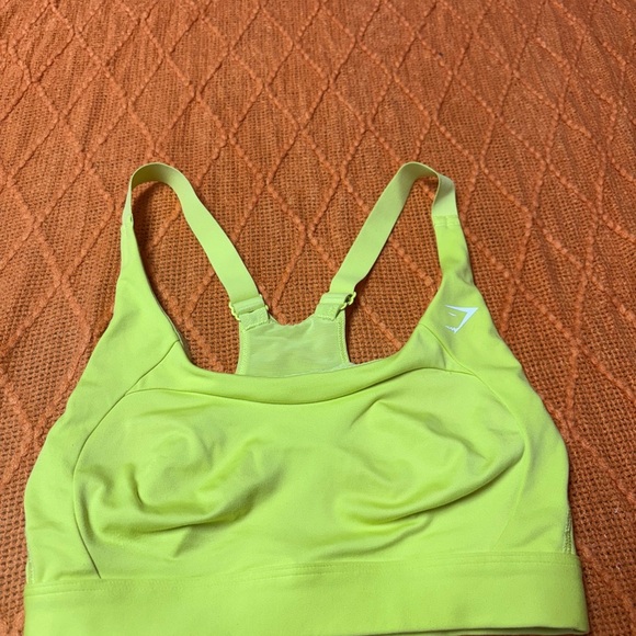 Gymshark Yellow Sports Bra - Picture 4 of 5